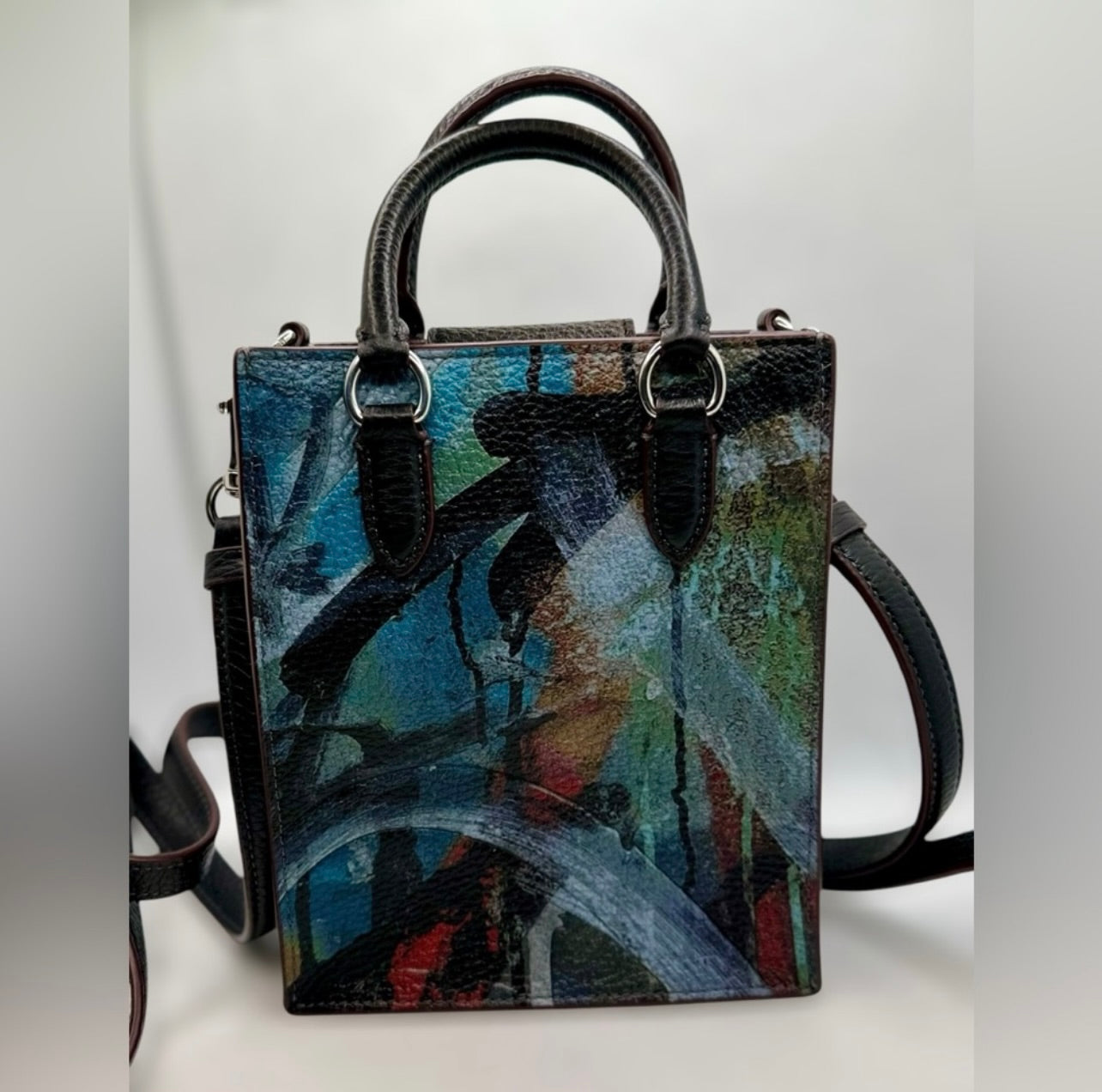 New Coach X Mint + Serf Pebble Leather North South Mini Tote