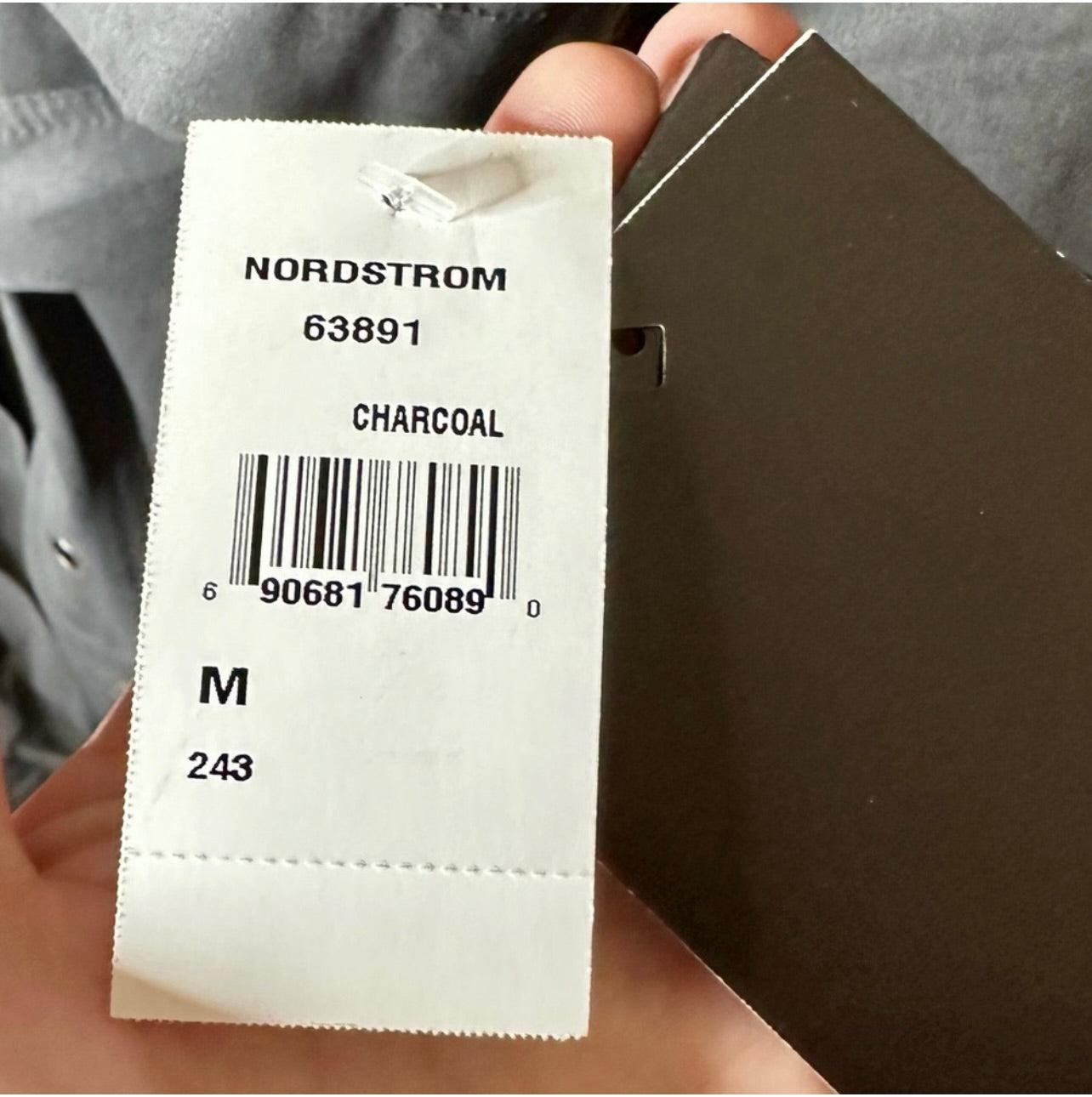 New Badgley Mischka Charcoal Gray Brooke Cotton Utility Trench Coat