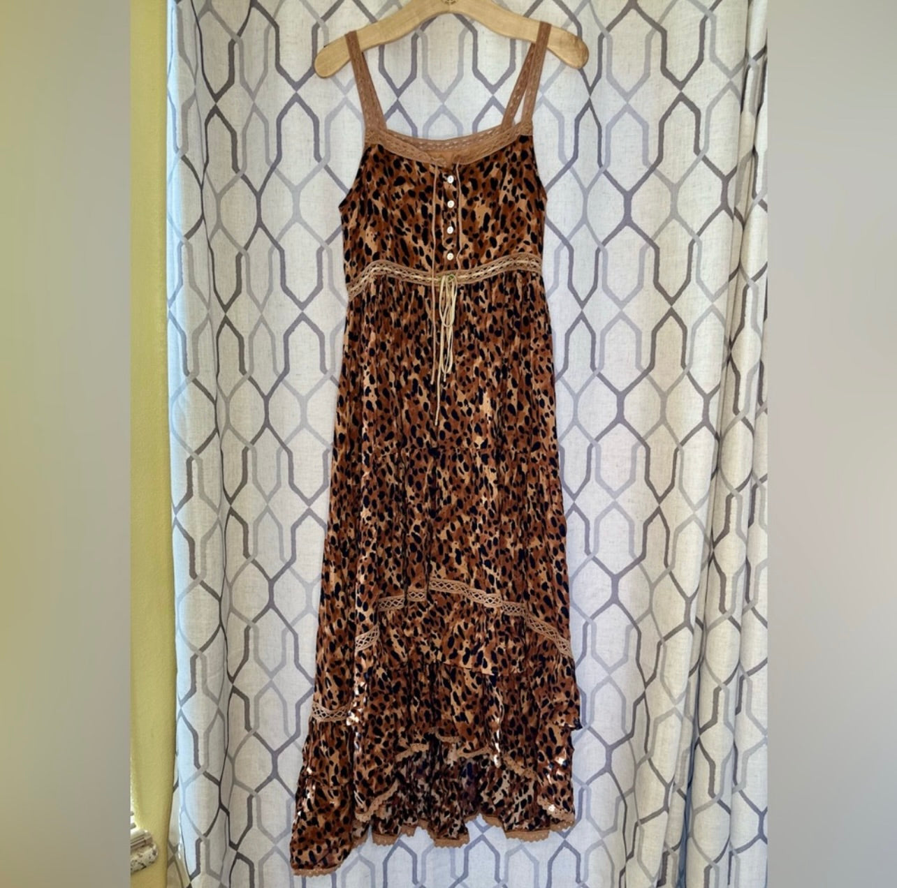 New Spell & the Gypsy Collective Tan Saphari Unicorn Tears Sundress