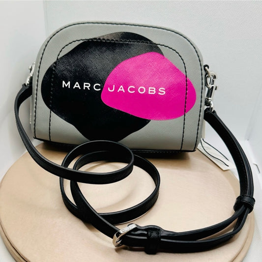 New Marc Jacobs Playback Paint Splash Faux Leather Crossbody Bag