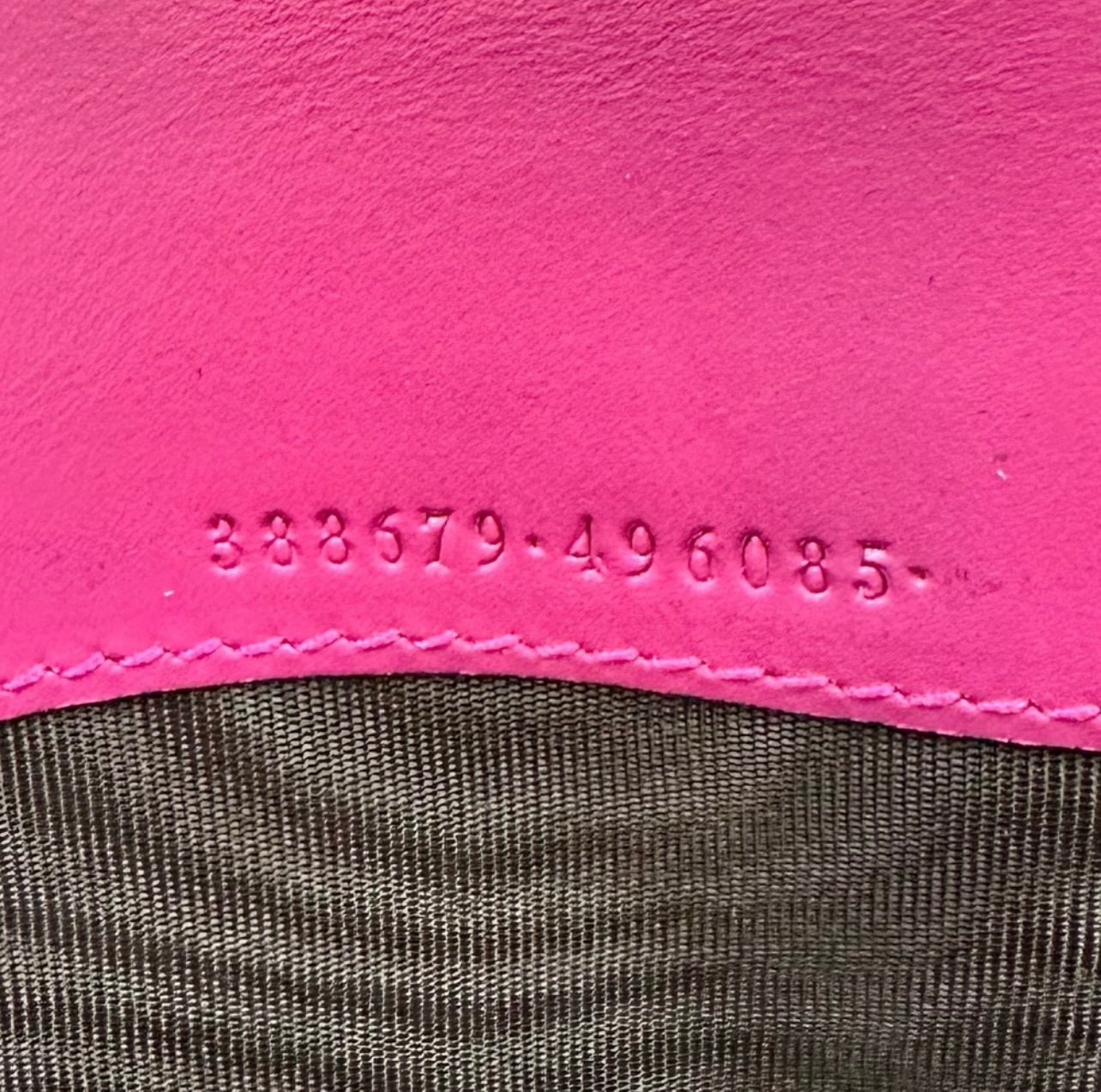 Gucci Pink/Purple Guccissima Leather Long Continental Wallet