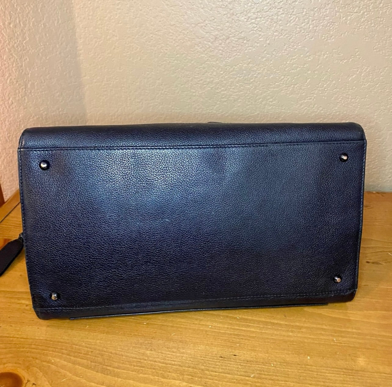 Vintage CHANEL CC Black Caviar Leather Shoulder Bag