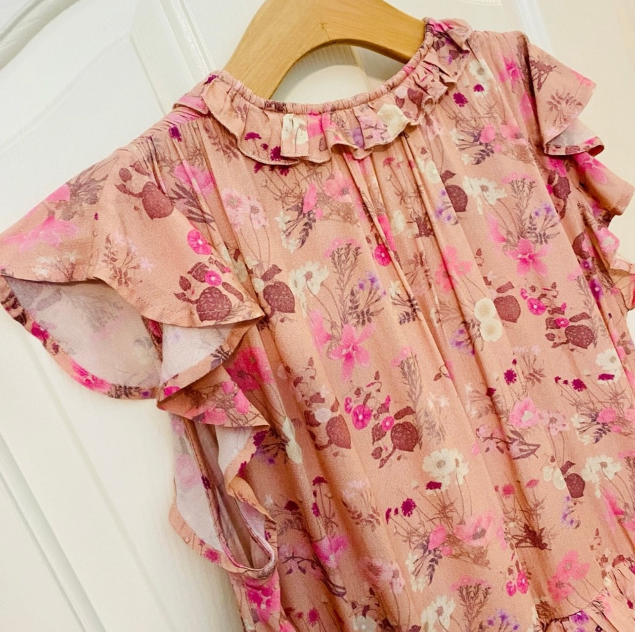 Spell & the Gypsy Collective Blush Wild Bloom Mini Dress