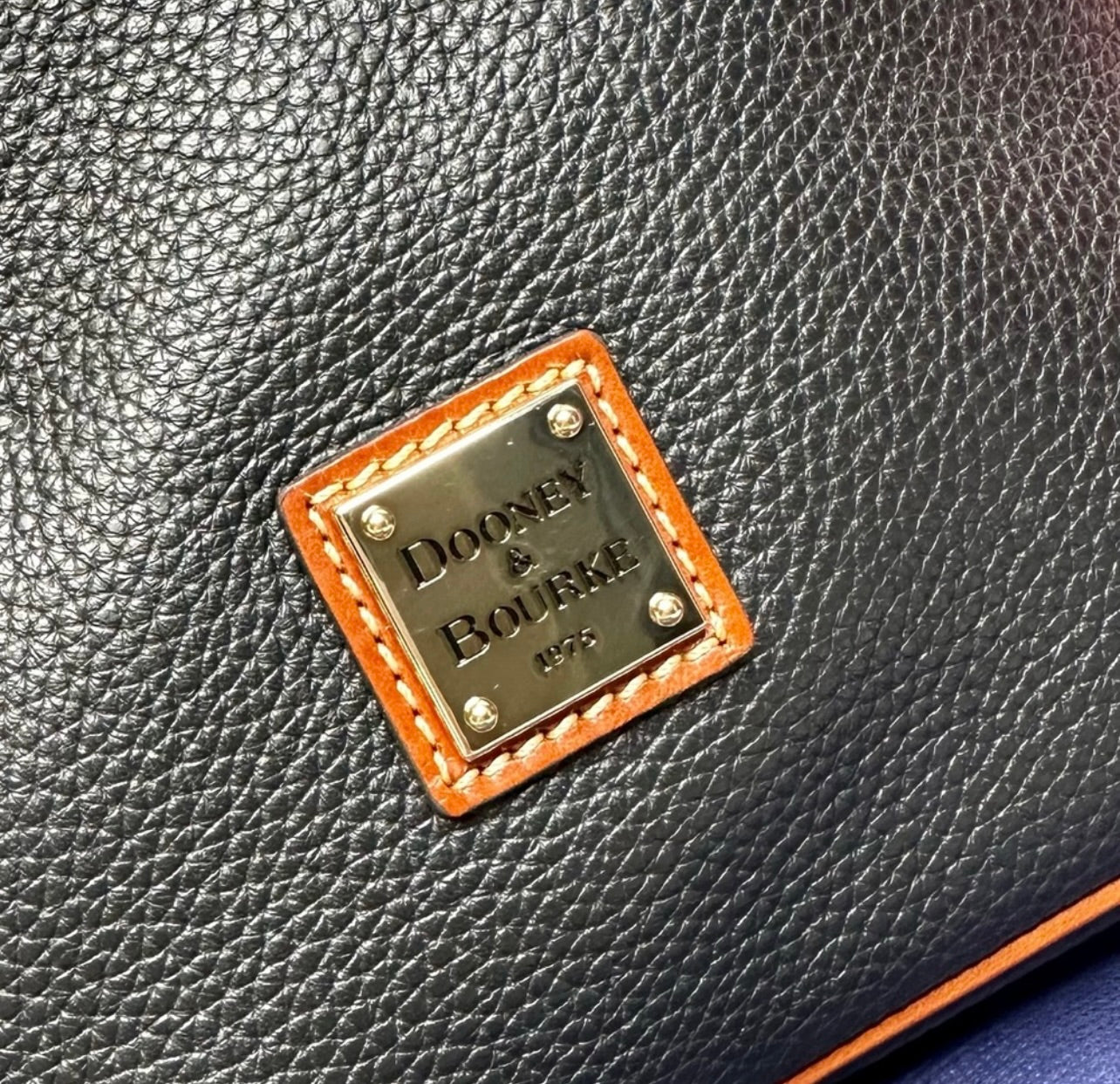 Dooney & Bourke Black Pebble Grain Leather Crossbody Bag
