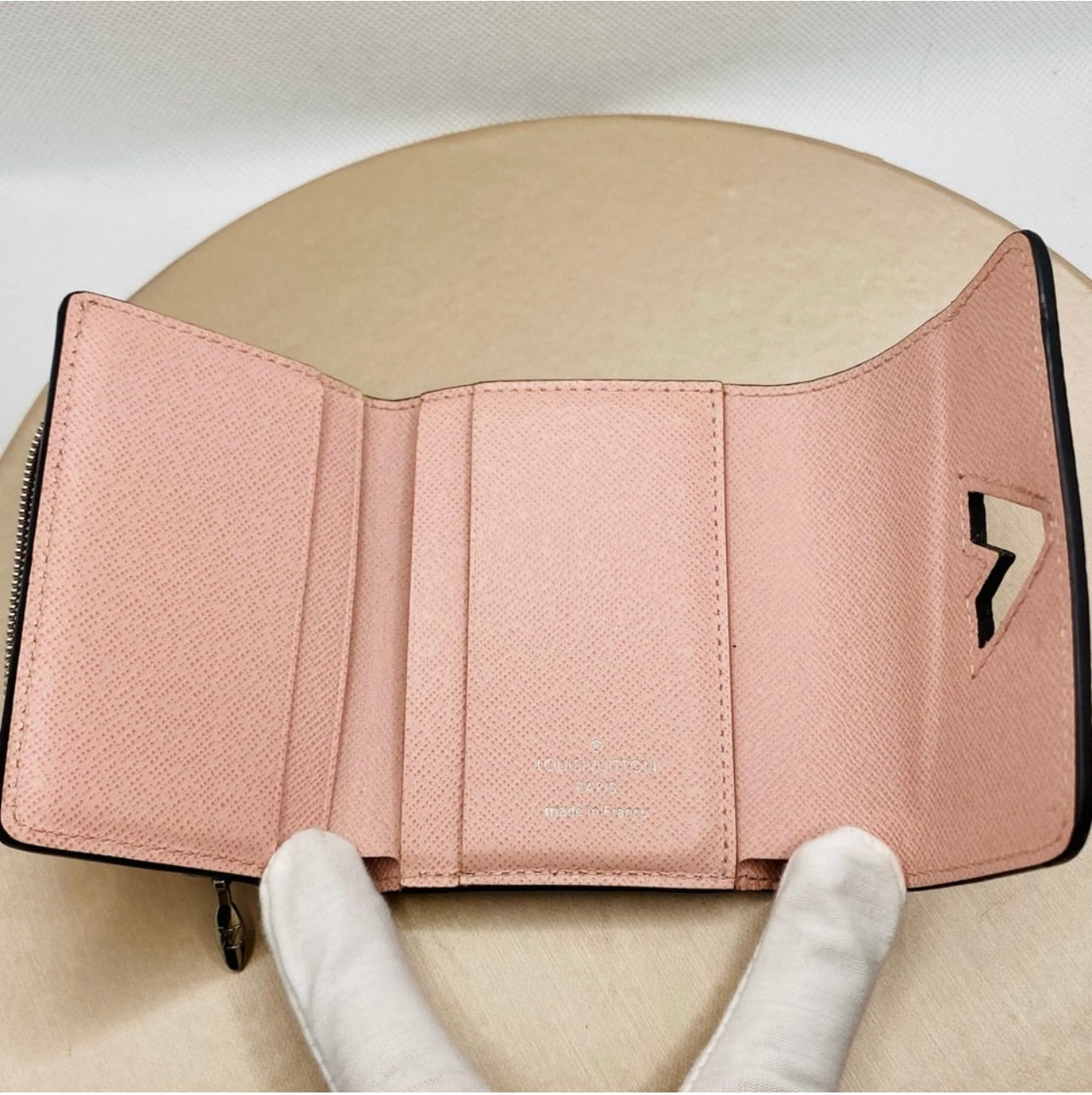 Louis Vuitton Rose Ballerine Epi Leather Twist XS Wallet