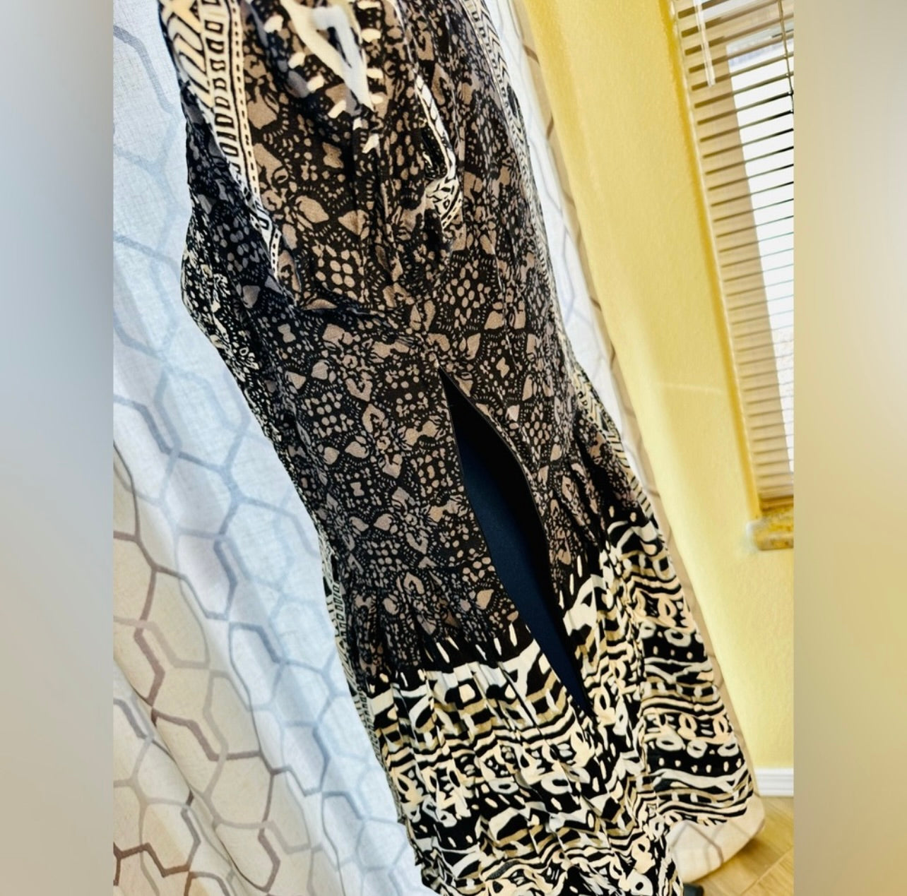 Free People Tegan Border Printed Mini Dress