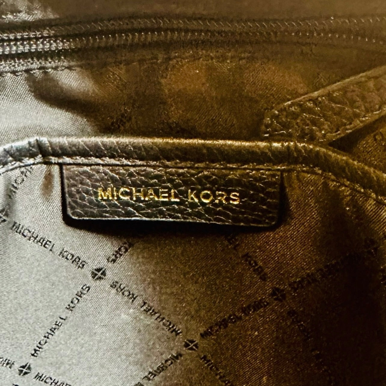 Michael Kors Abbey Medium MK Logo & Floral Print Backpack