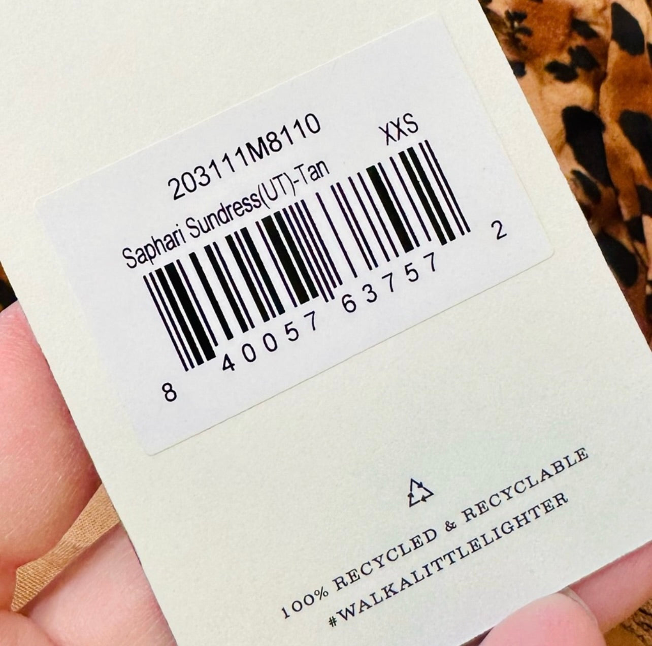 New Spell & the Gypsy Collective Tan Saphari Unicorn Tears Sundress