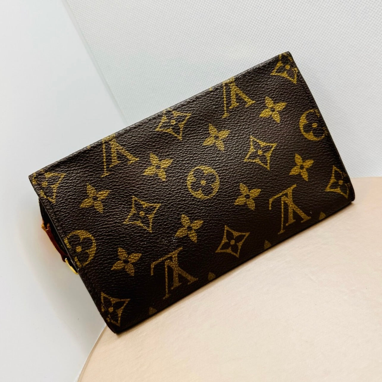 Vintage LOUIS VUITTON Monogram Coated Canvas Bucket 27 Pouch