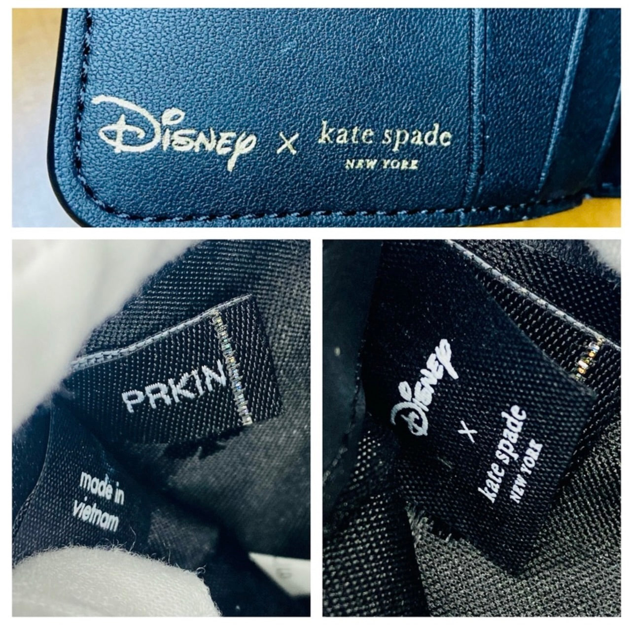 New Disney X Kate Spade New York Minnie Mouse Zip Around Wallet