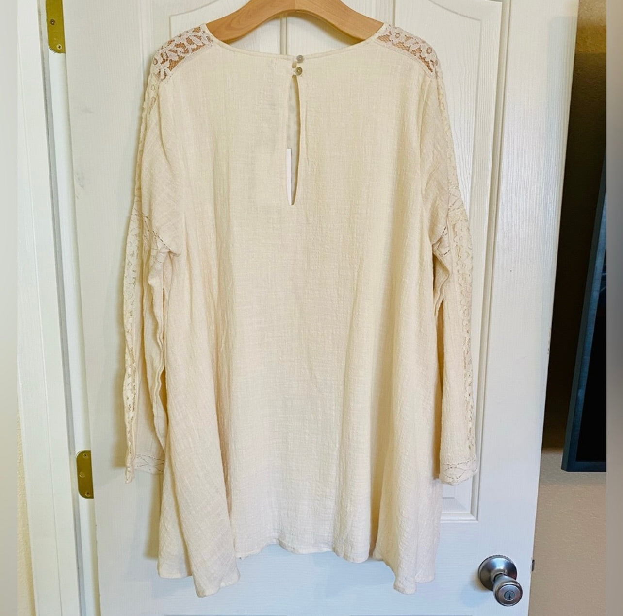 New Spell & The Gypsy Collective Cream Doe Eyed Mini Dress