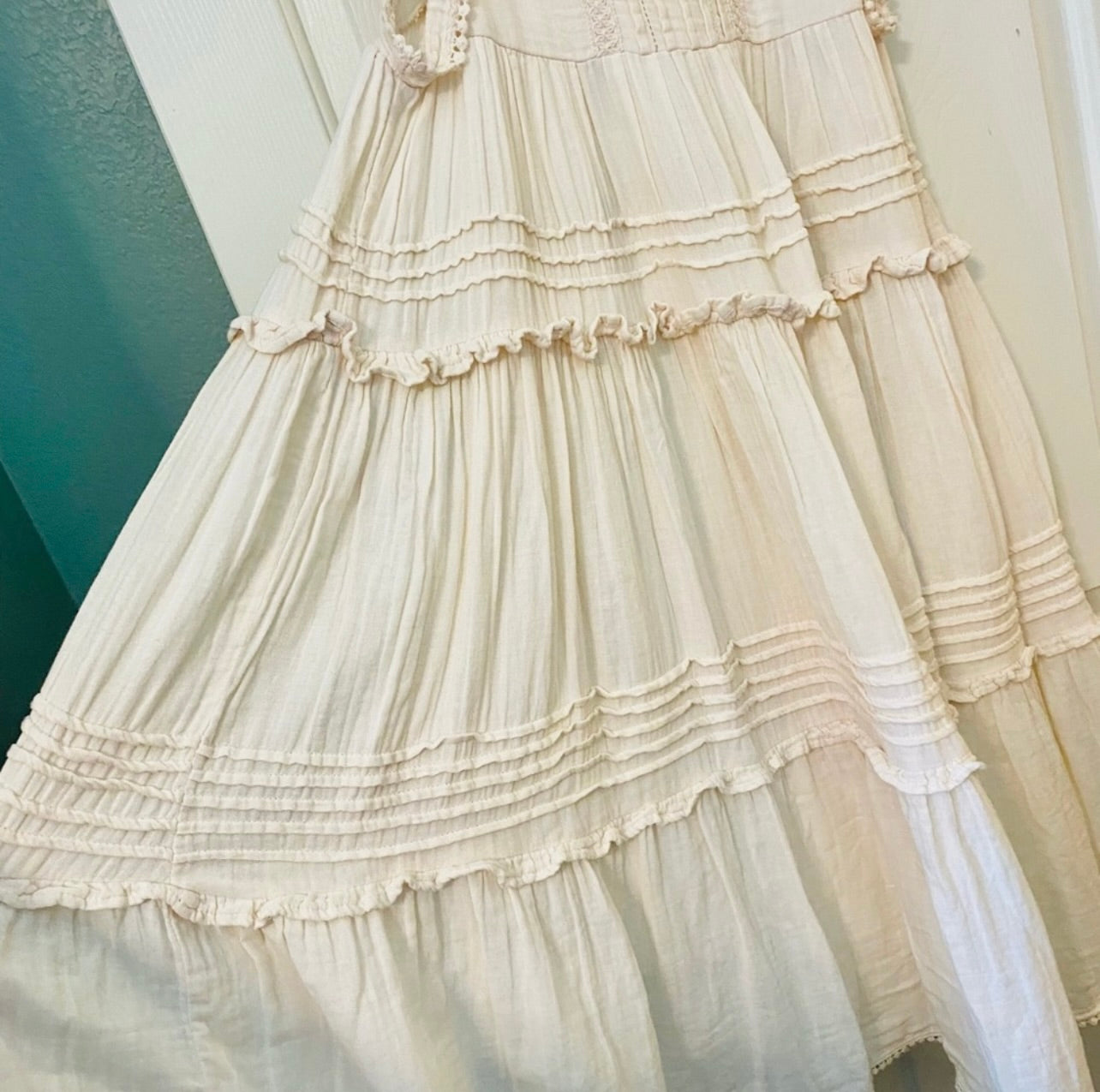 Spell & the Gypsy Collective Sand Beige Hanalei Midi Dress