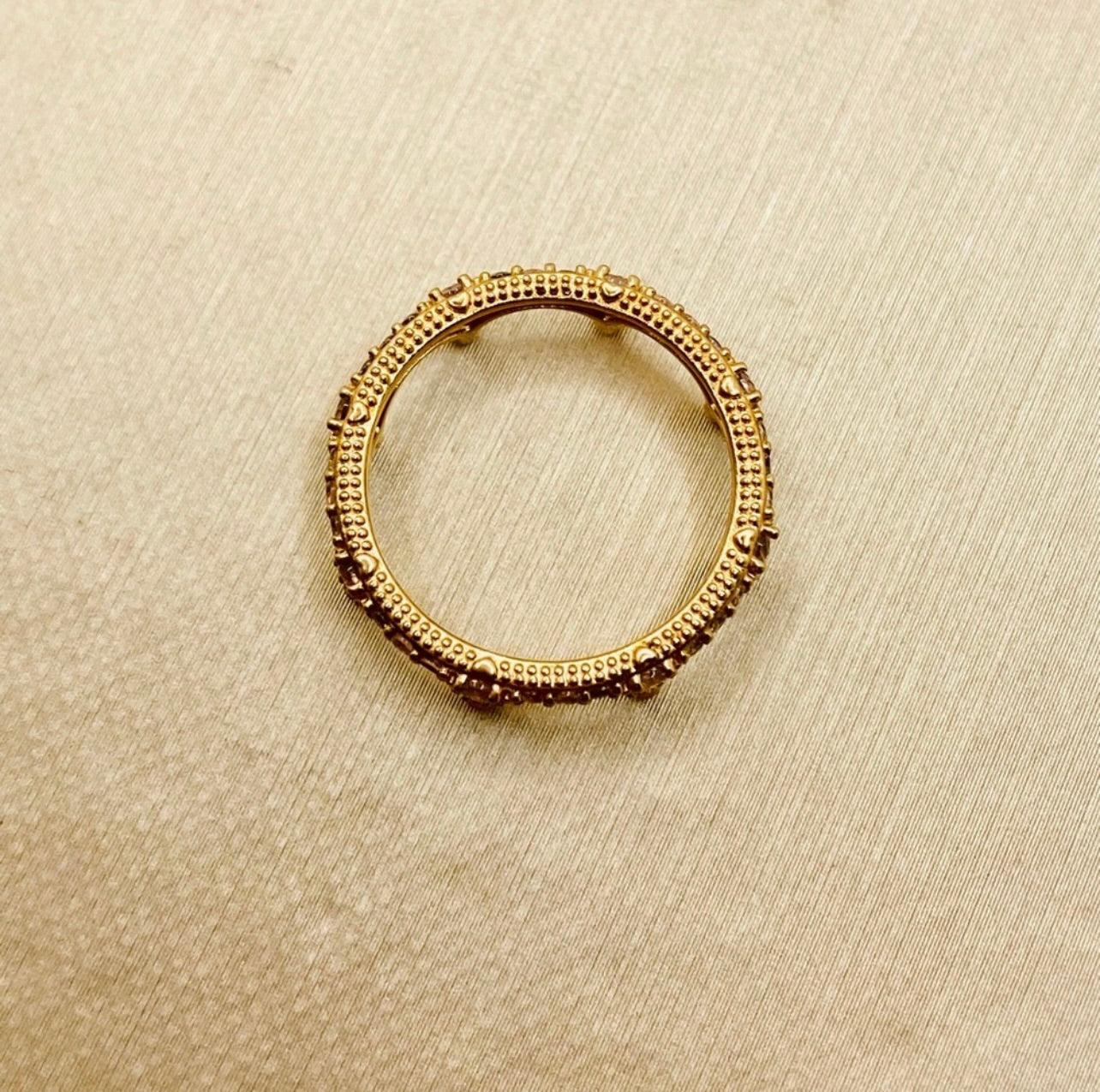 Pandora Pink Sparkling Crown Ring