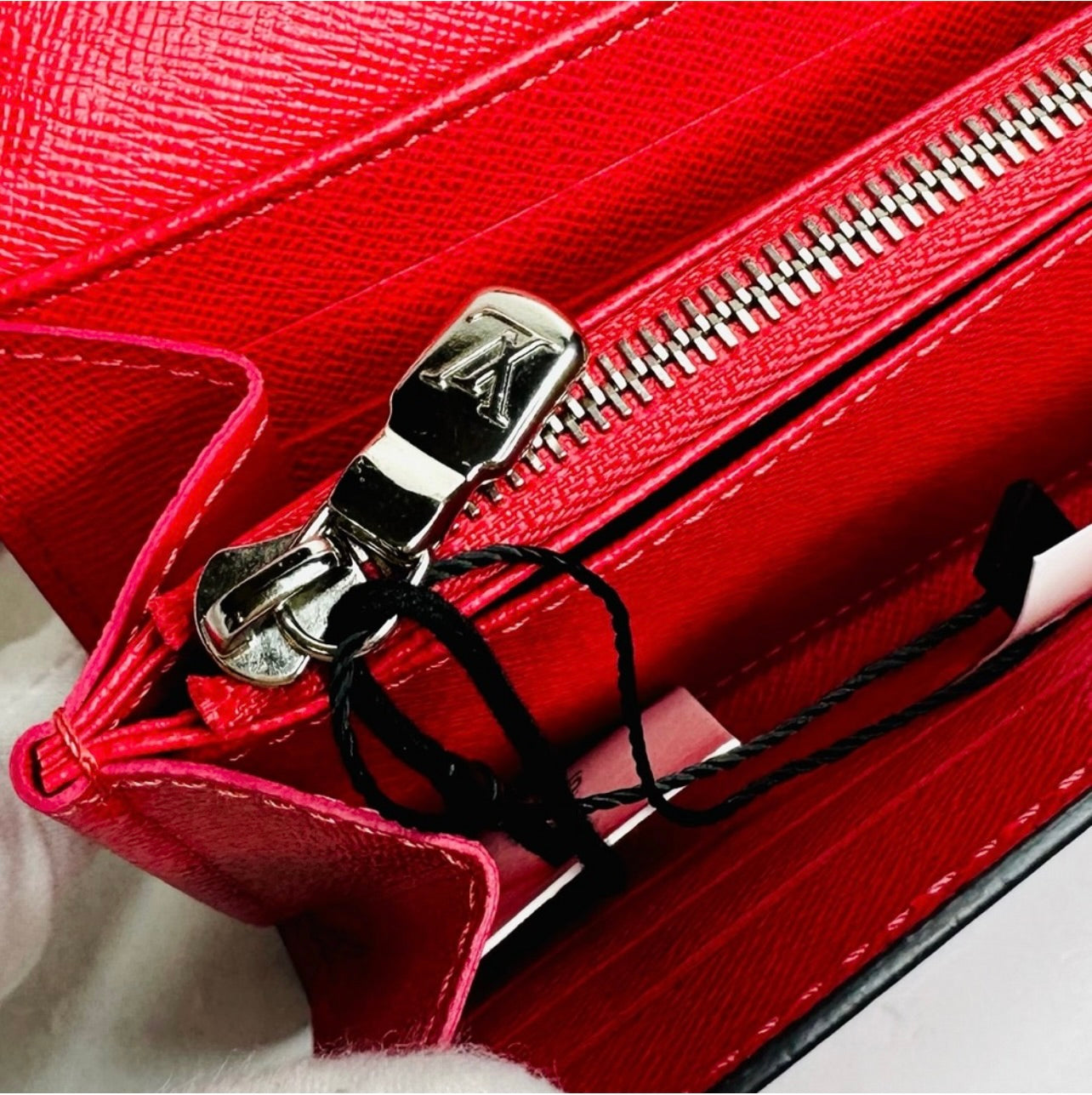 Louis Vuitton Red Epi Leather Louise Wallet