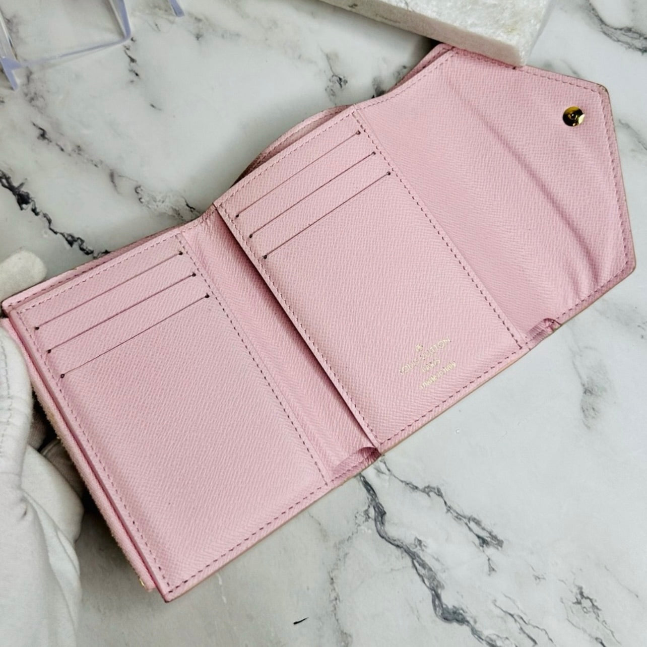 Louis Vuitton Victorine Rose & Yellow 2021 By The Pool Wallet
