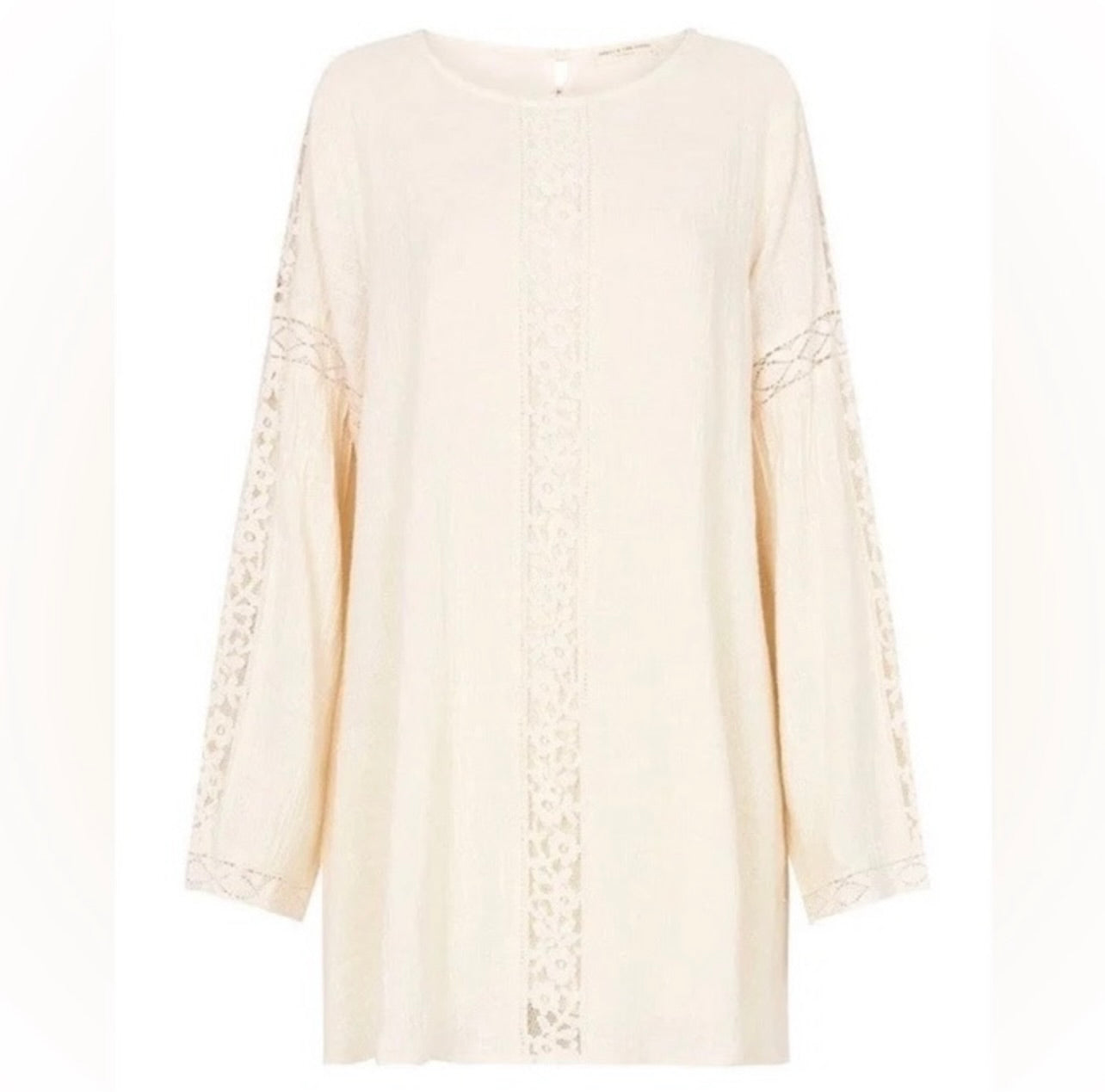 New Spell & The Gypsy Collective Cream Doe Eyed Mini Dress