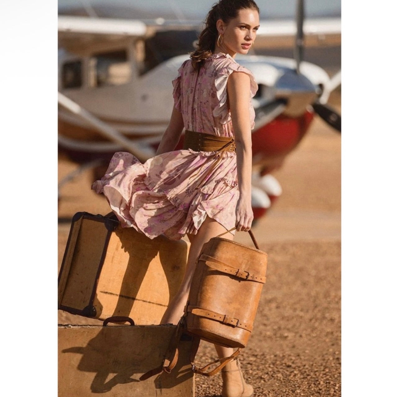 Spell & the Gypsy Collective Blush Wild Bloom Mini Dress